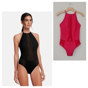 NWT Wolford Juventas Beach Body Swimsuit Size XS Rubino